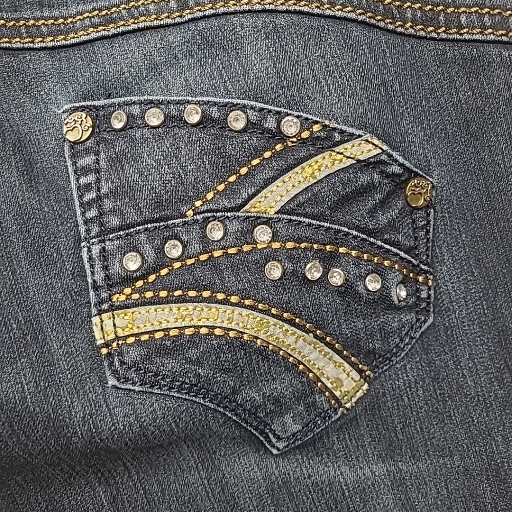 Vintage Apple Bottoms Women's Blue‎ Jeans 11/12 - Picture 10 of 15